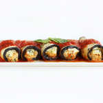 EGGPLANT ROLLS STUFFED WITH VEGETABLES